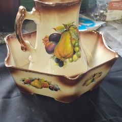 Beautiful Beautiful Old Fruit Jug and Basin, Postage Available