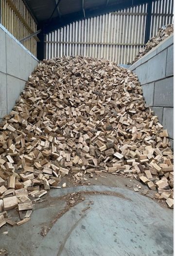hardwood logs ton bags