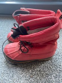 Snowboots kids size 13 winter boots waterproof