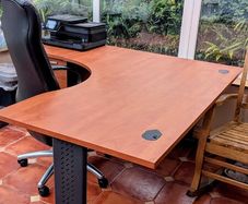 Large L-shaped Desk for Home Office