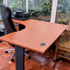 Large L-shaped Desk for Home Office
