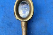 Old brass coach lamp