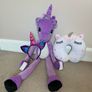 Wearable unicorn plush with unicorn themed accessories Image 4
