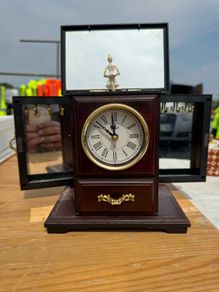 Jewellery Singing Musical mirror  box with Clock