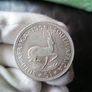 1958 South Africa Silver 5 Shillings Coin Image 2