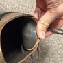 Tods Mens Brown Leather Brogue Shoes Size 9 Image 6