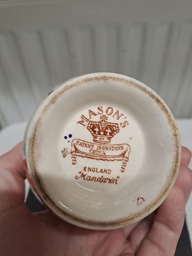 1920s Mason's Ironstone China Jam Pot