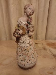 Vintage 60's/70's Porcelain Girl Figurine