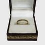 9ct Gold Faceted Band Ring - Small Size Image 2