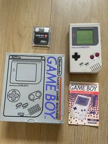 Nintendo Gameboy Classic DMG-001 Boxed and Flash Card 4GB