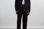 WAX LONDON Diamond-Weave Black Jacket