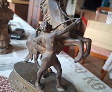 Antique Sculpture 19th century French Marley Horse Figurine, Postage Available or Collection