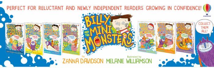 Children Books Billy and The Mini Monsters 6 Books Collection Set By Zanna Davidson - Age 5+