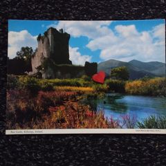 Ireland Postcard : Ross Castle , Killarney - A John Hinde Giant Postcard