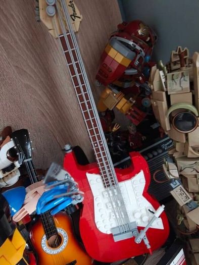 Lego guitar and amp