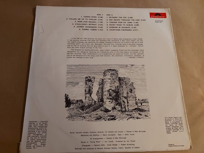 Mac Murrough - Macmurrough & Carrig River - Irish Pressings -Vinyl Records - Extremely Rare