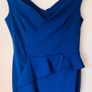 Amazing Sapphire Blue Dress & Matching Shoes! Image 3