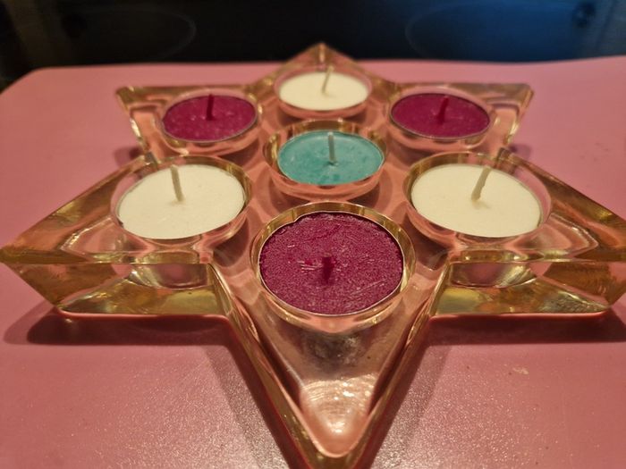 3 Table Centre Piece Tea Light Holders