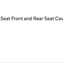 Stylish Durable Artificial Leather Full Seat Front and Rear Seat Cover Universal Car Seat Cover for 90% Sedan SUV Image 9