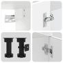 14 Piece Kitchen Cabinet Set Gloss White Image 7