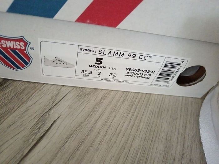 K Swiss Slamm 99 Cc  Uk 3