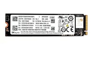 Sk Hynix 512GB M.2 NVMe Gen 4x4 Solid State Drive