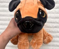 Squashy Paws French Bulldog Plush Whitehouse Leisure approx. 23 cm. Used Please see photos