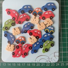 Craft Embellishments - Cars & Trains