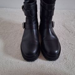 Black Biker Boots