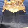 Antique French Napoleon Bronze Gilted Mantel Clock Image 4