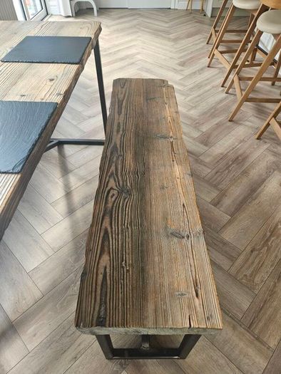 Barrell & Gunn dining table and bench