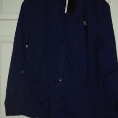 Navy Blouse Shirt
