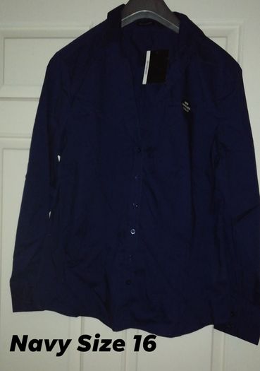Navy Blouse Shirt
