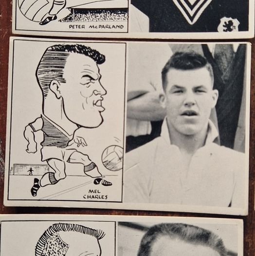 Vintage 1961 Leaf Gum Football Trading Cards, free postage
