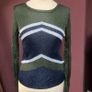 Topshop UK14 Lurex Chevron Jumper Image 3
