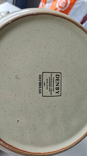 Denby Daybreak Casserole Serving Tureen Dish Pot