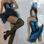 Burlesque costume fancy dress Halloween size 10 Image 4