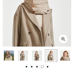 100% wool snood scarf