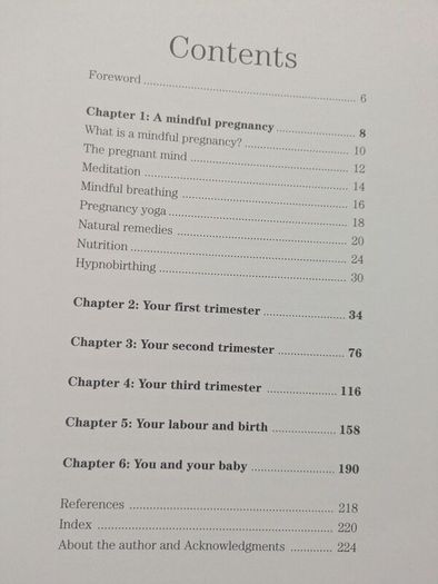 Mindful Pregnancy Book by Tracy Donegan