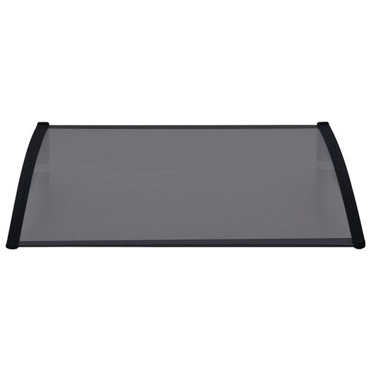 Door Canopy Black 150x80 cm PC