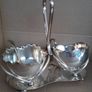 Vintage Silverplated Sugar & Creamer Set Image 2
