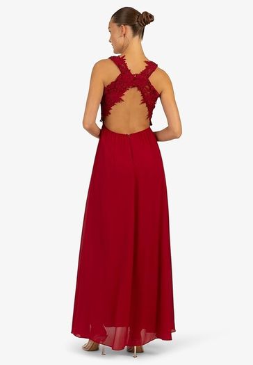 Kraimod women's maxi dress dress, classic masterpiece, cherry red, size 36 / S