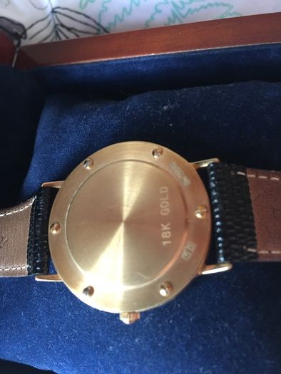 Rotary Elite 18ct gold watch solid 18k gold