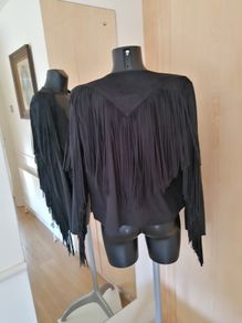 Women's Jacket NWOT SIZE 14 Faux Black Suede
