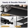 NEW SALE | 9-Tier Tall Shoe Rack for Closet - Shoe Organizer with Hook Rack, Large-Capacity of 36-45 Pairs, Metal Space-Saving Shoe Shelf for Entryway, Closet Image 5