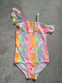H&M Girl's Unicorn Swimsuit, size: 6-8y