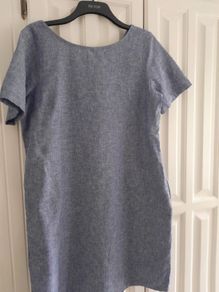 Denim V Neck Tunic/Dress