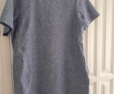 Denim V Neck Tunic/Dress