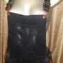 BNWT Denim Co. black skinny ripped  Dungarees size XS UK4/6 EU32/34 Postage included Image 3