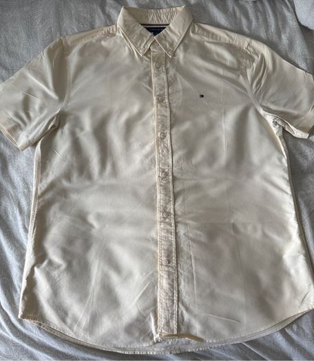 Tommy Hilfiger Cream yellow Oxford Shirt  L